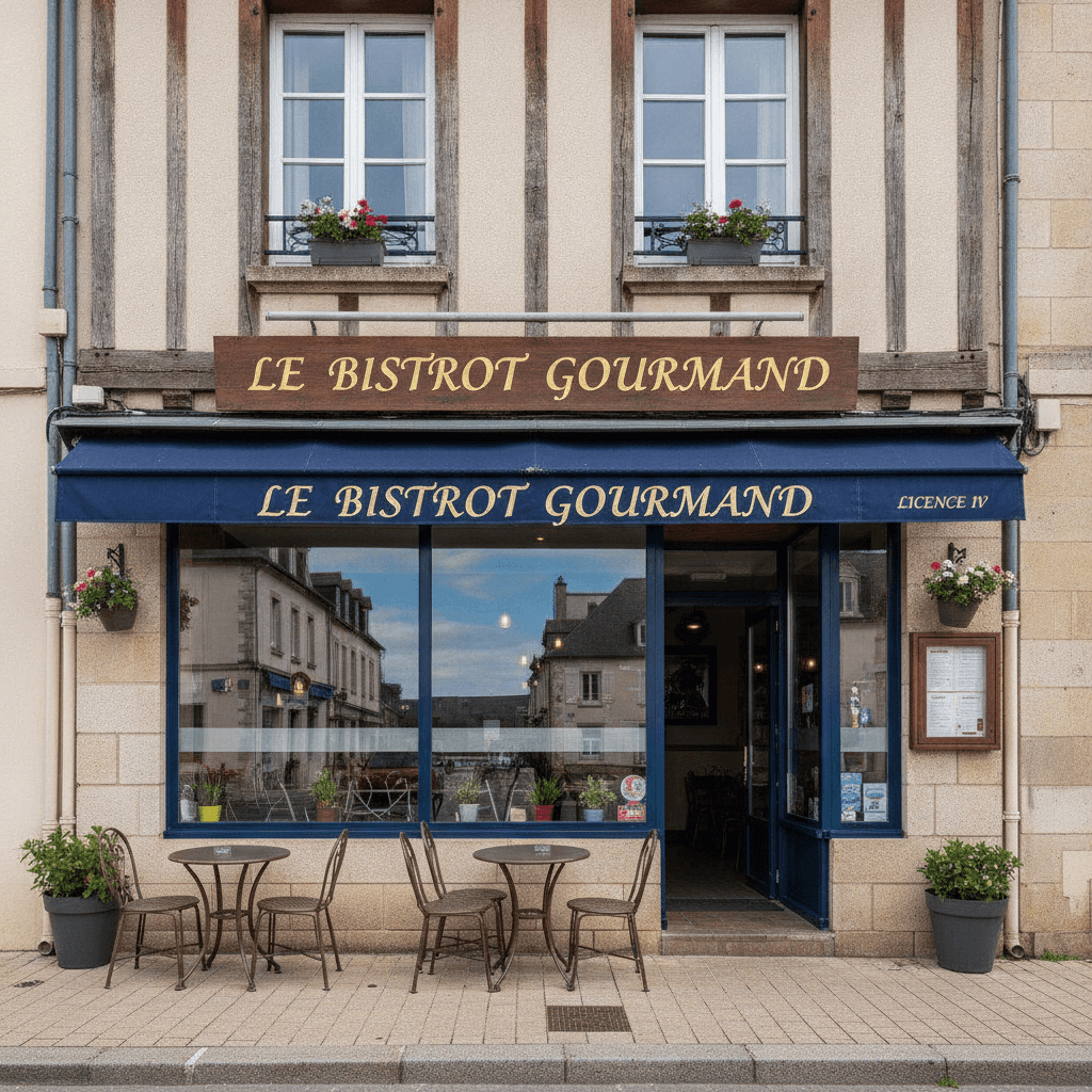 Restaurant à Cherbourg-En-Cotentin : terrasse - licence IV - Image 1