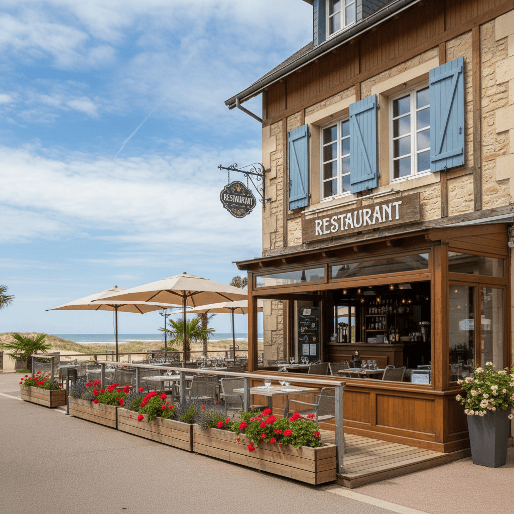 Restaurant 1000m² à Vieux-Boucau-Les-Bains : terrasse - licence IV - Image 1