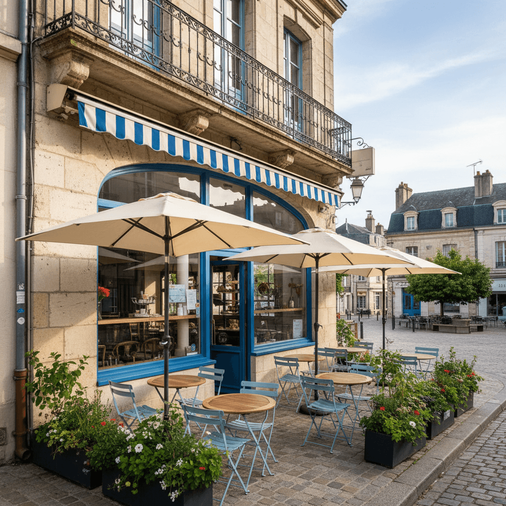 Bar-brasserie à Louviers : terrasse - licence IV - Image 1