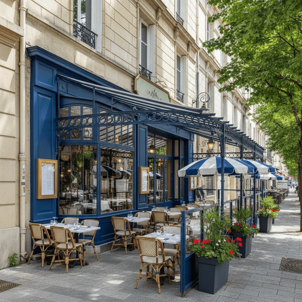 Restaurant 40 couverts à Épinay-sur-Seine : terrasse - extraction - Image 1