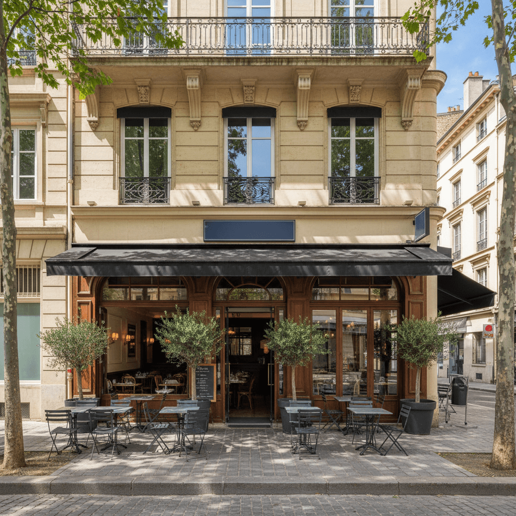 Restaurant 100m² à Lyon : terrasse - licence IV