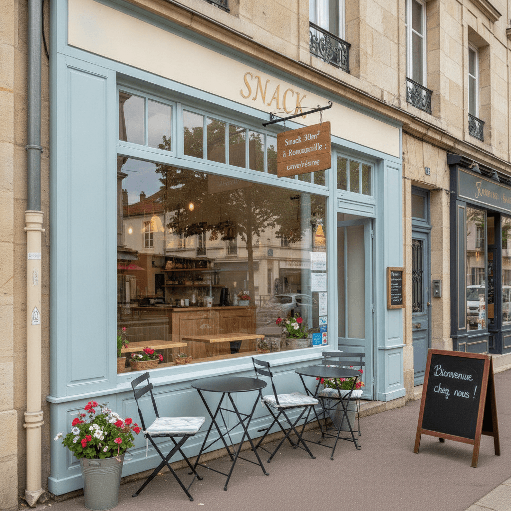 Snack 30m² à Romainville : cave/réserve