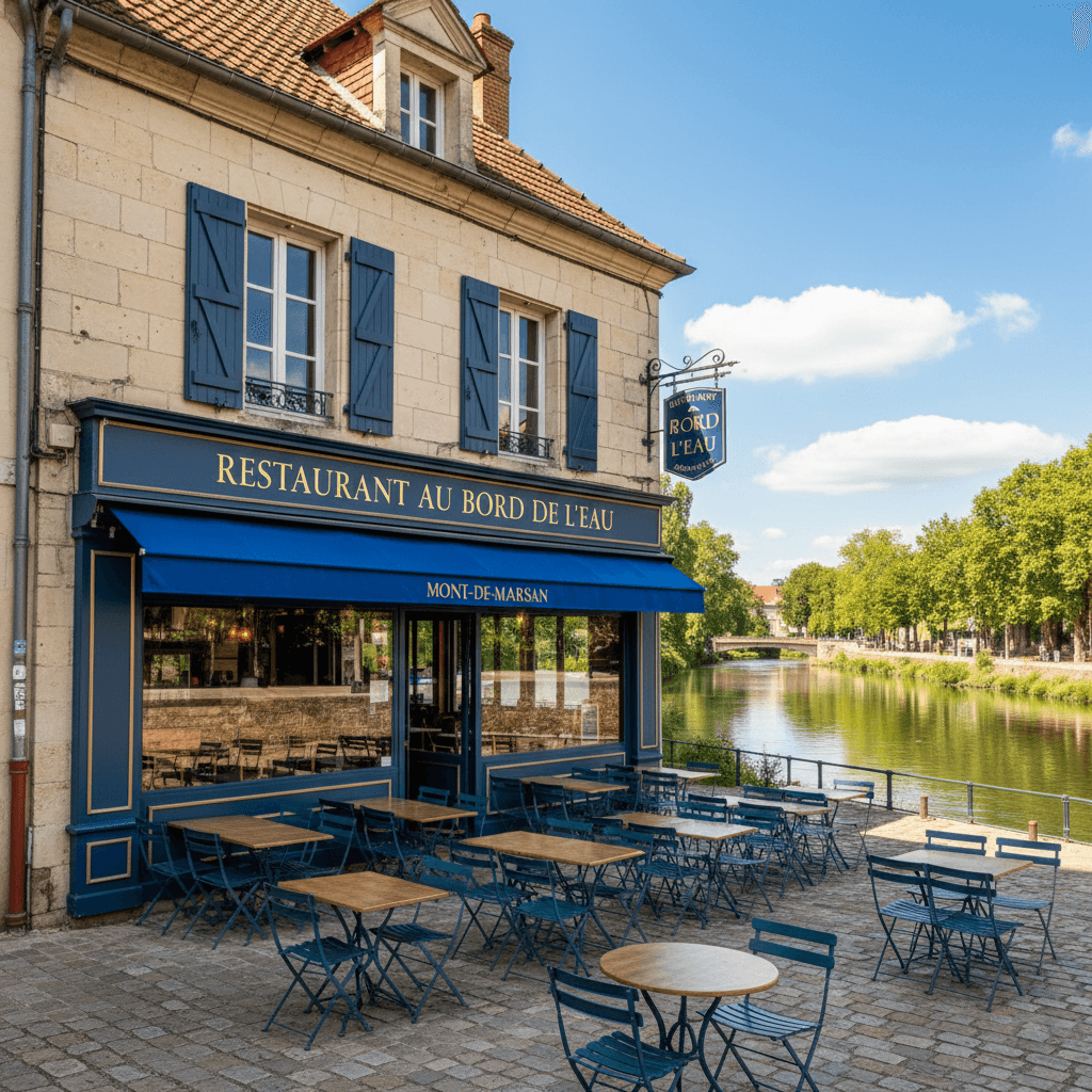 Fast-food à Mont-De-Marsan : terrasse - Image 1
