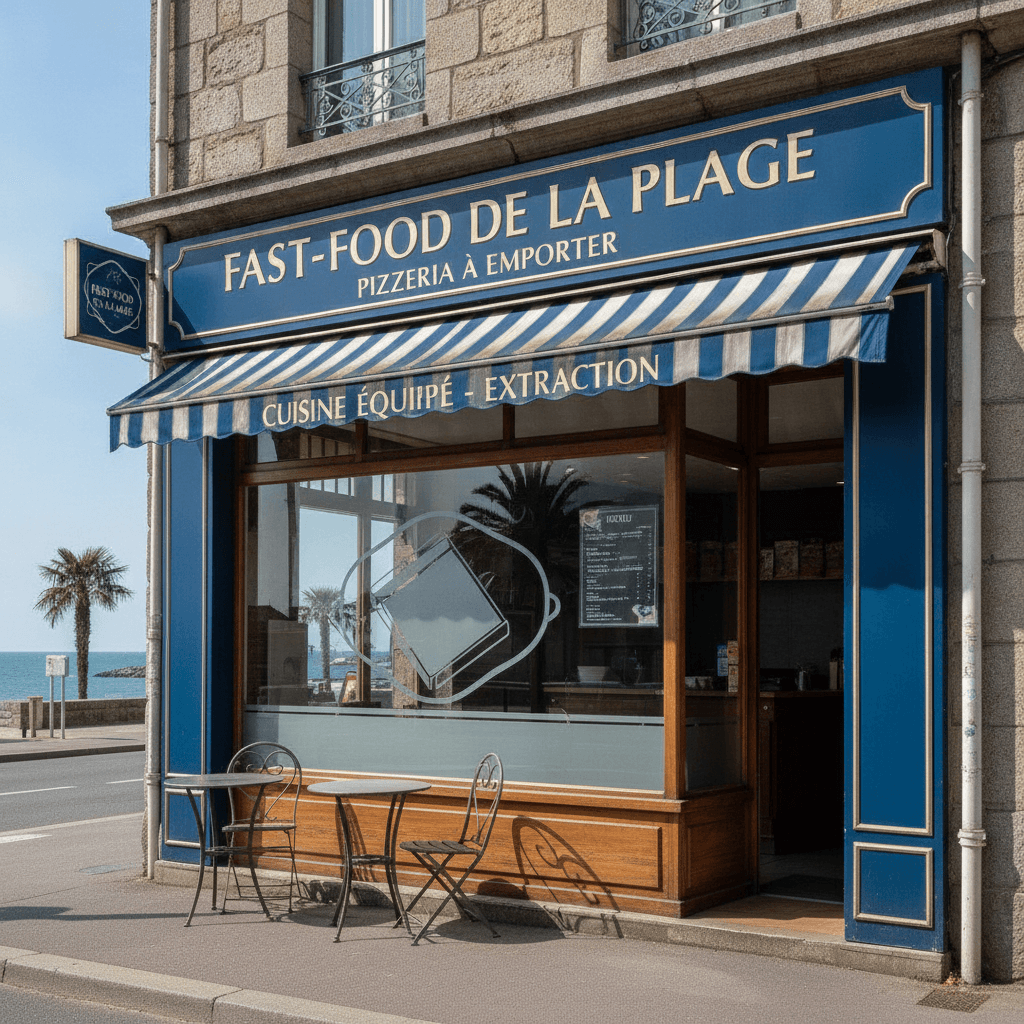 Fast-food à Lorient : extraction - cuisine équipée - Image 1