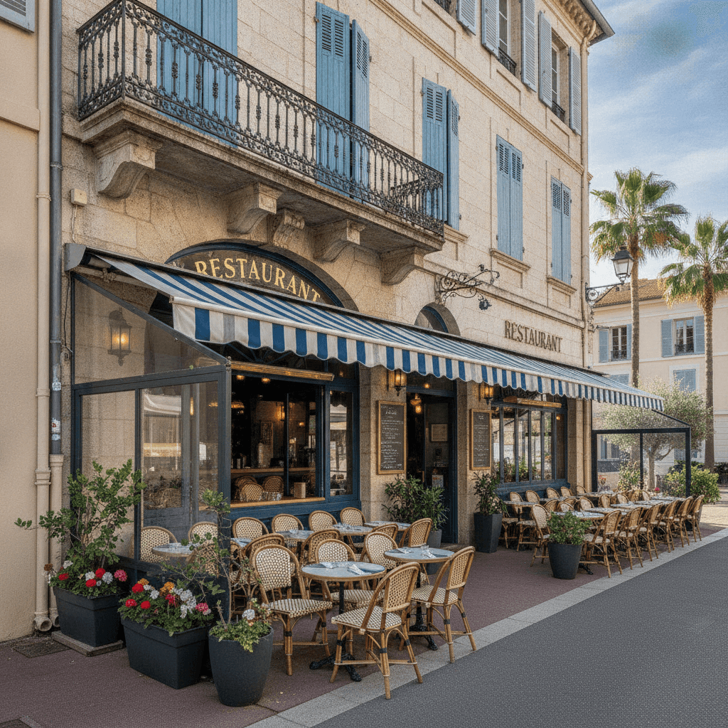 Restaurant 256m² à Ajaccio : terrasse - licence IV