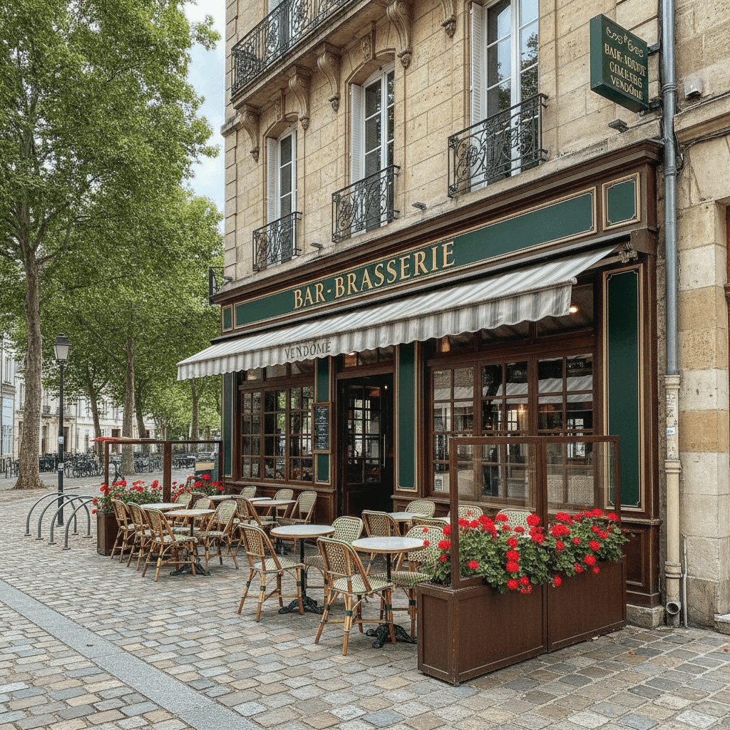 Bar-brasserie 165m² à Vendôme : terrasse - licence IV