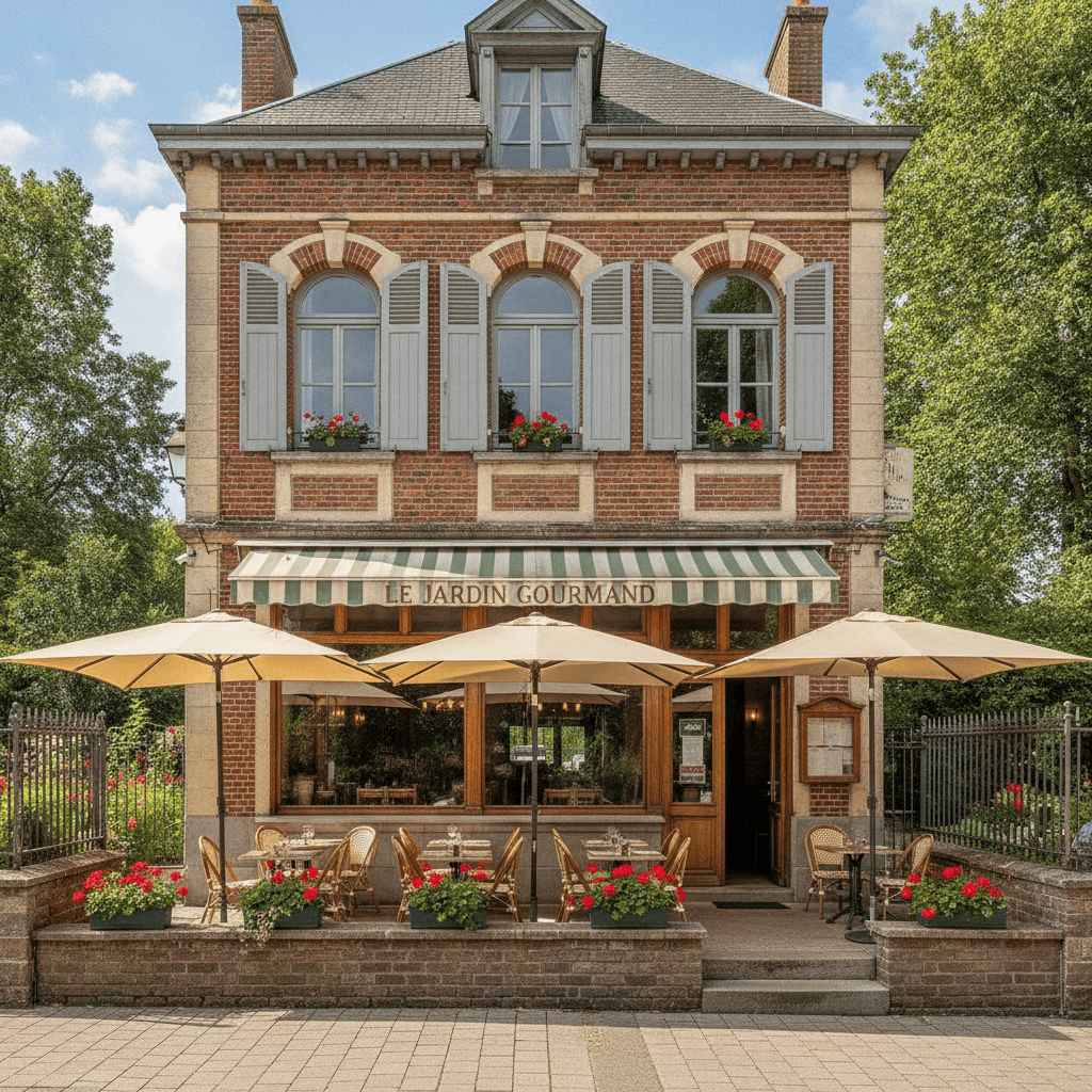Restaurant 300m² à Pont-À-Marcq : terrasse - licence IV - Image 1