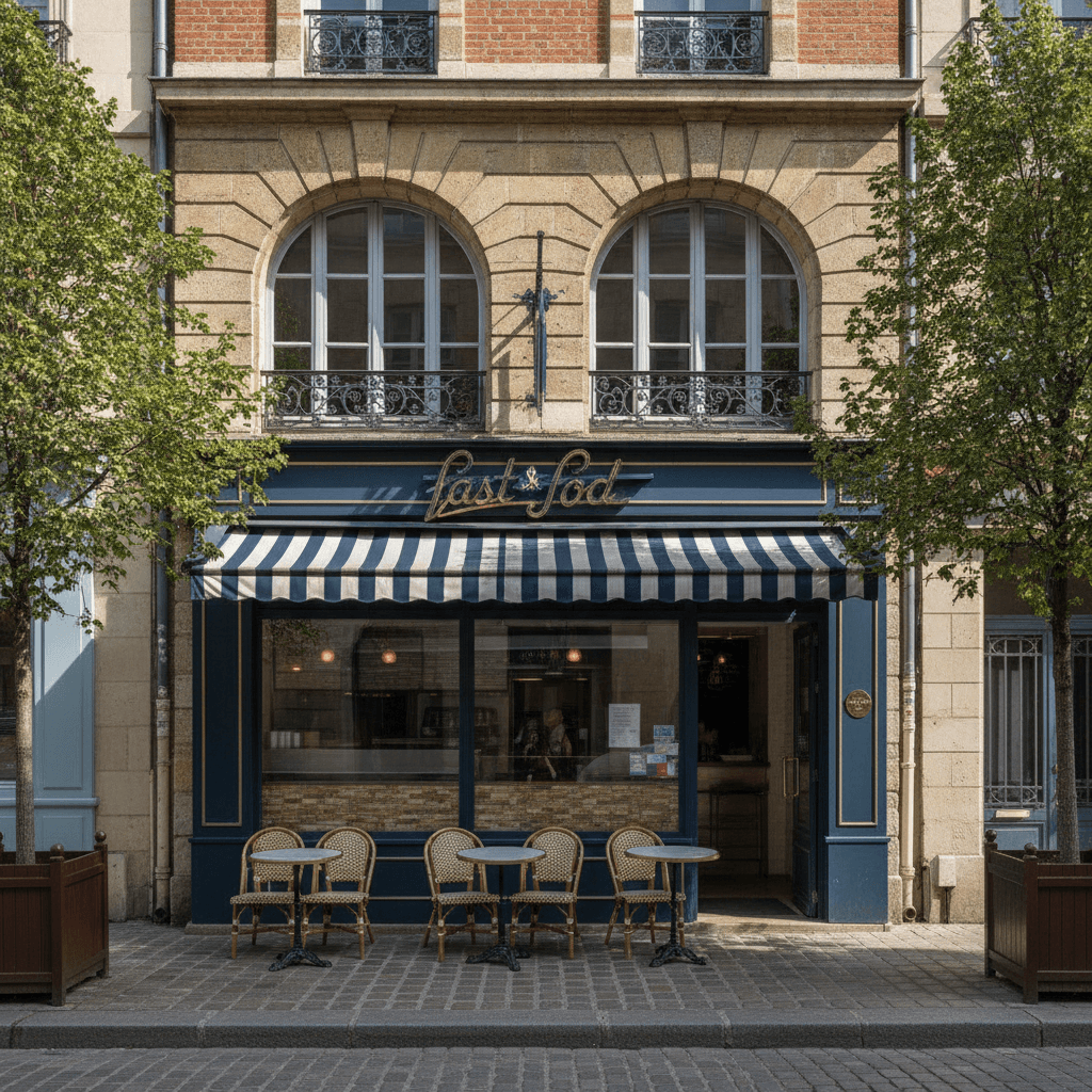Fast-food 42m² à Rouen : terrasse - licence IV