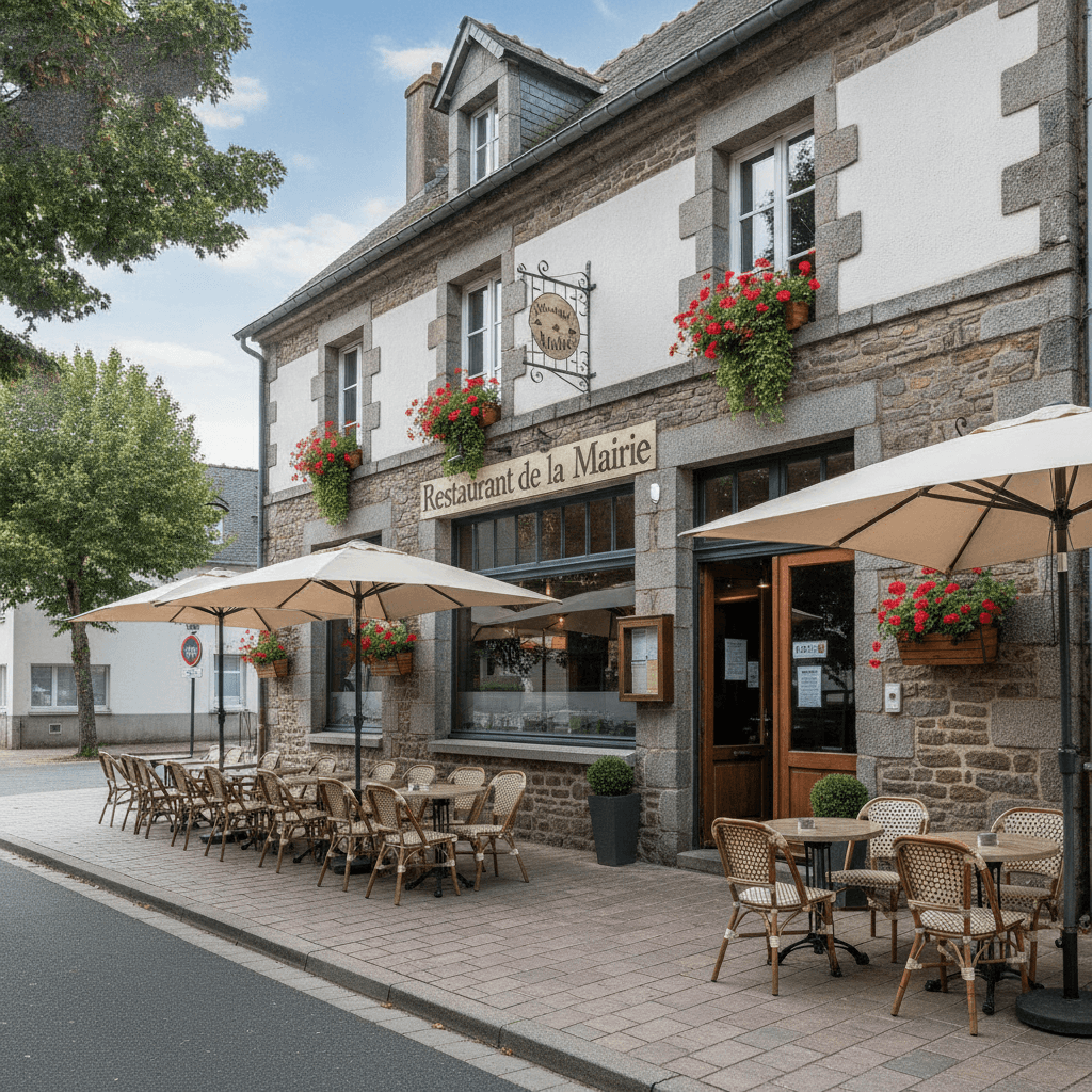Restaurant 60m² à La Chapelle-Des-Fougeretz : terrasse - licence IV - Image 1