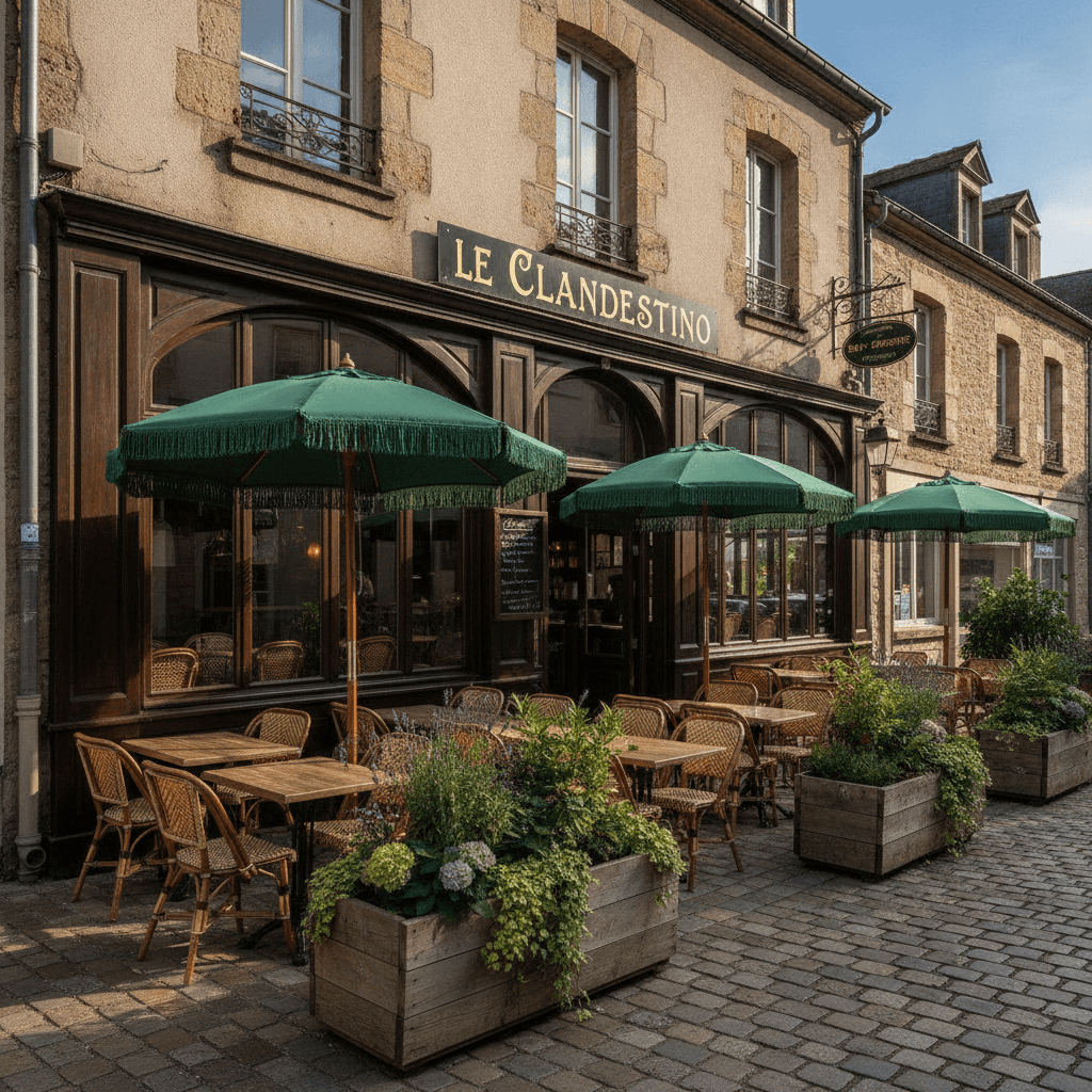 Bar-brasserie 96m² à Aurillac : terrasse - licence IV - Image 1