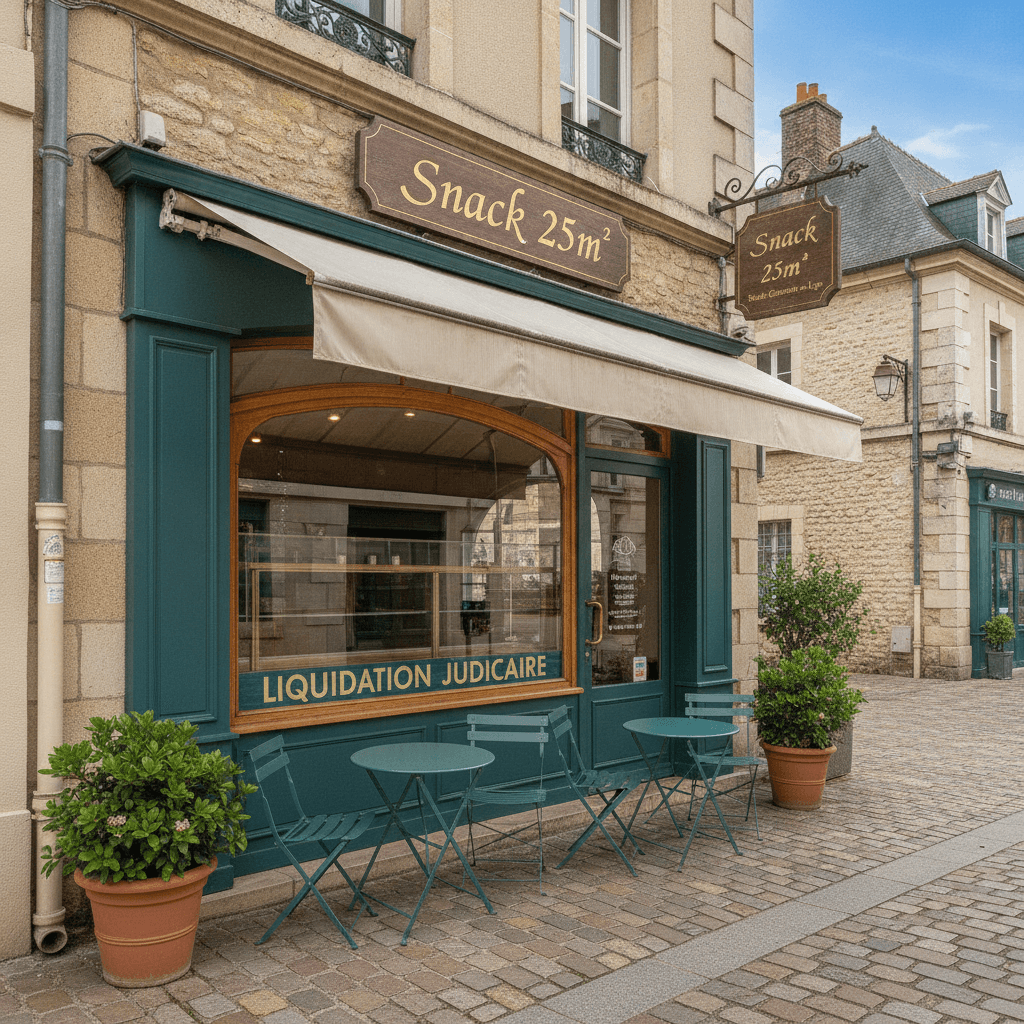Snack 25m² à Saint-Germain-en-Laye en liquidation judiciaire