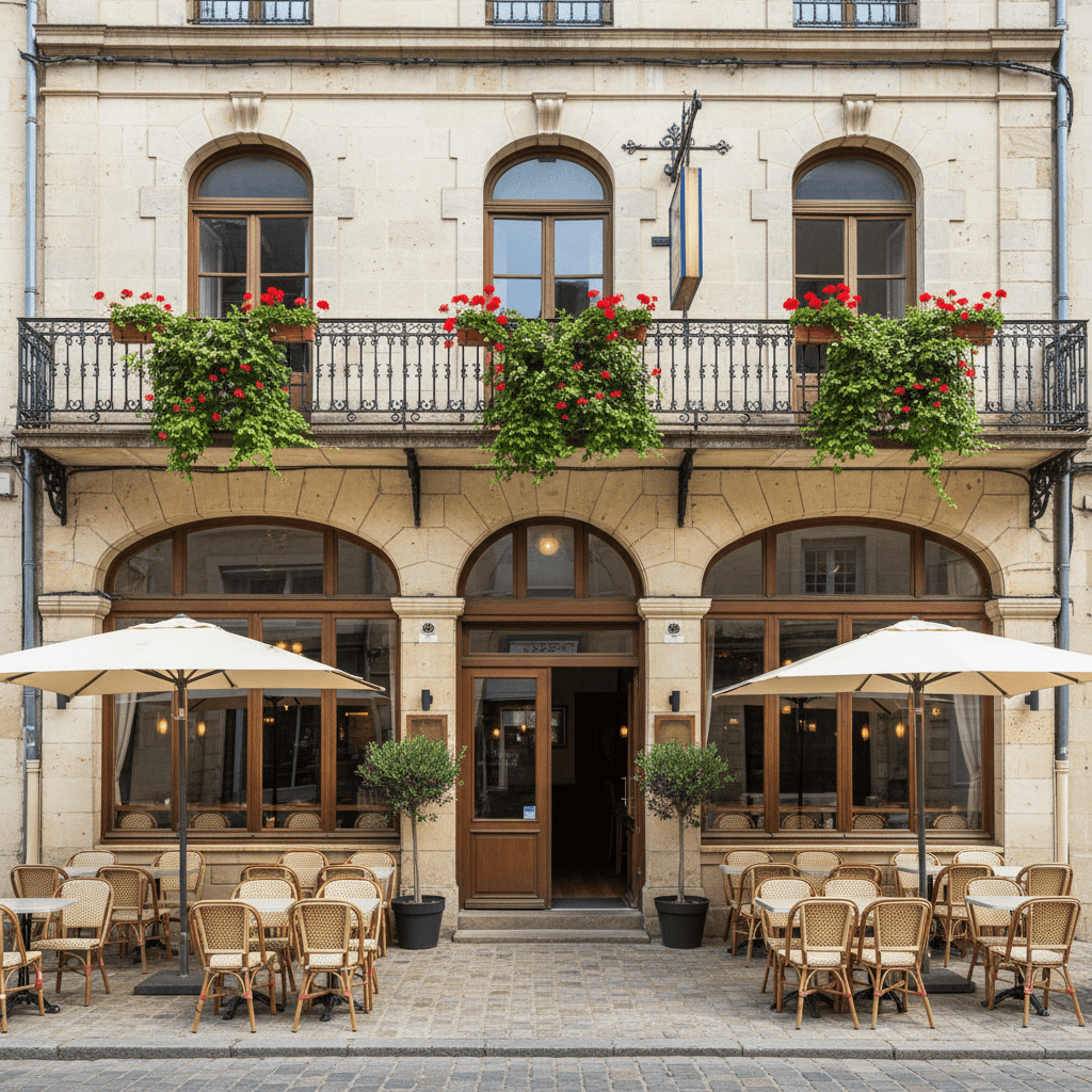 Restaurant 602m² à Puy-Guillaume : terrasse - licence IV - Image 1