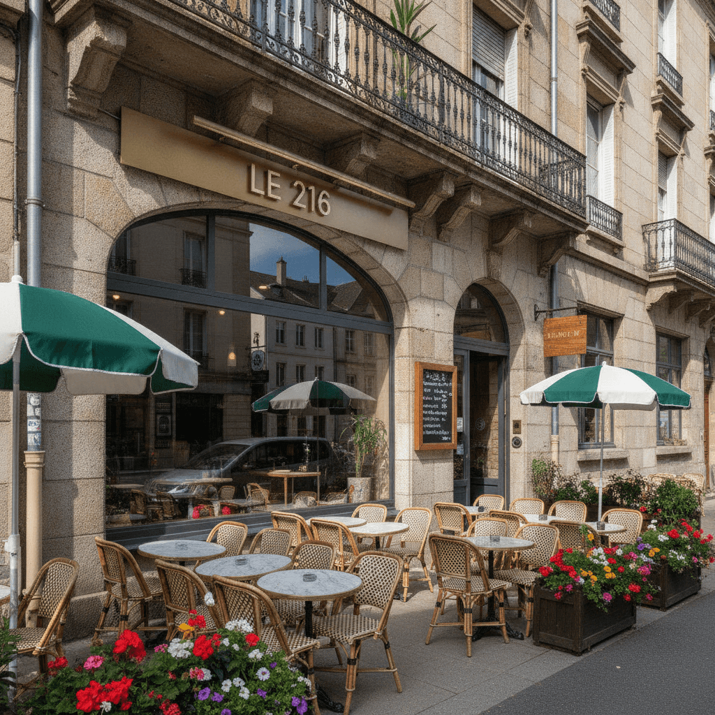 Bar-brasserie 216m² à Chambéry : terrasse - licence IV