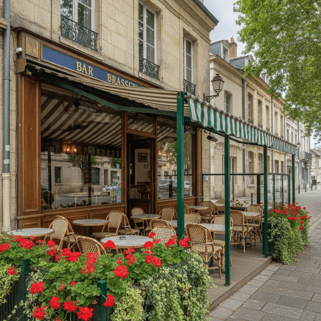 Bar-brasserie 160m² à Tonneins : terrasse - licence IV - Image 1
