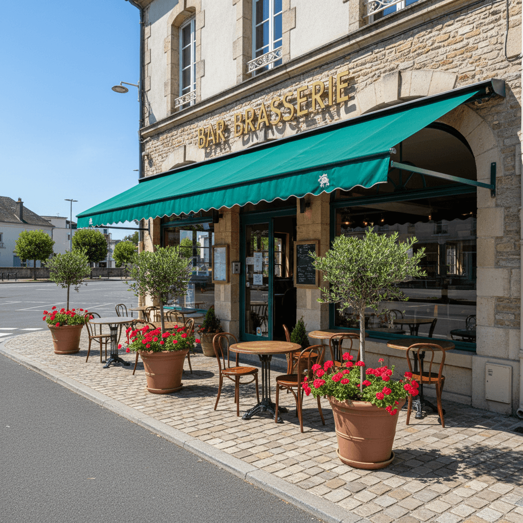 Bar-brasserie à Niort : terrasse - licence IV - Image 1