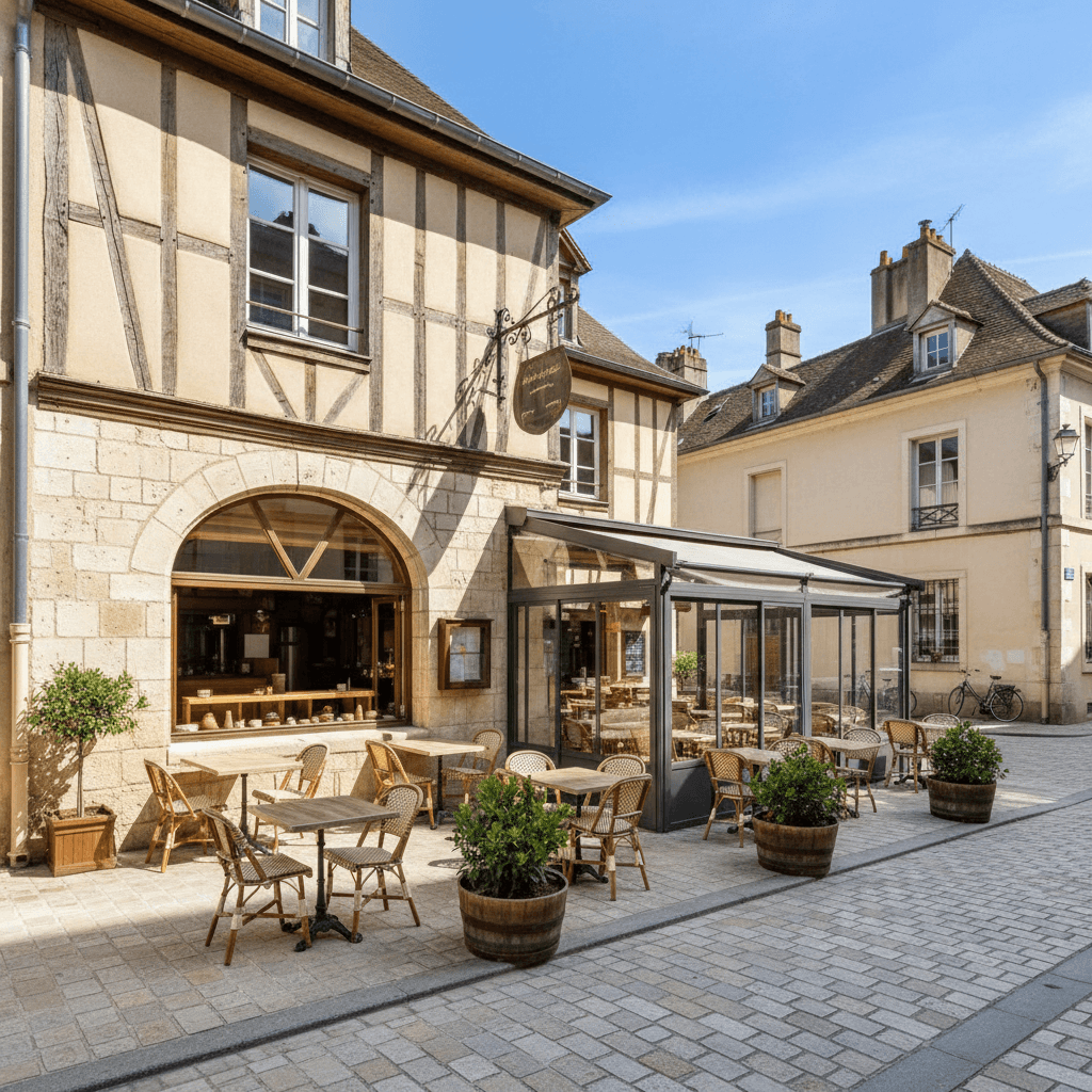Restaurant 70m² à Dijon : terrasse - licence IV - Image 1