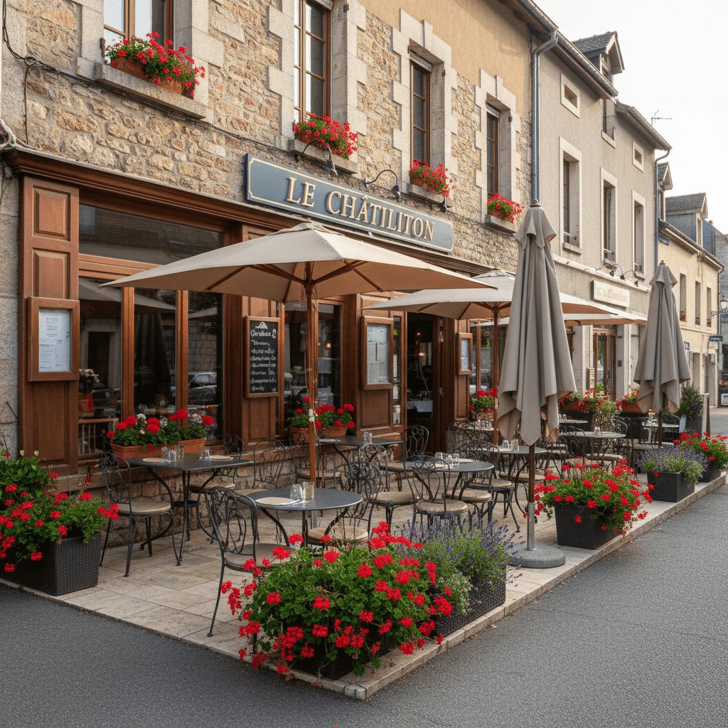 Restaurant à Valserhône : terrasse - licence IV - Image 1