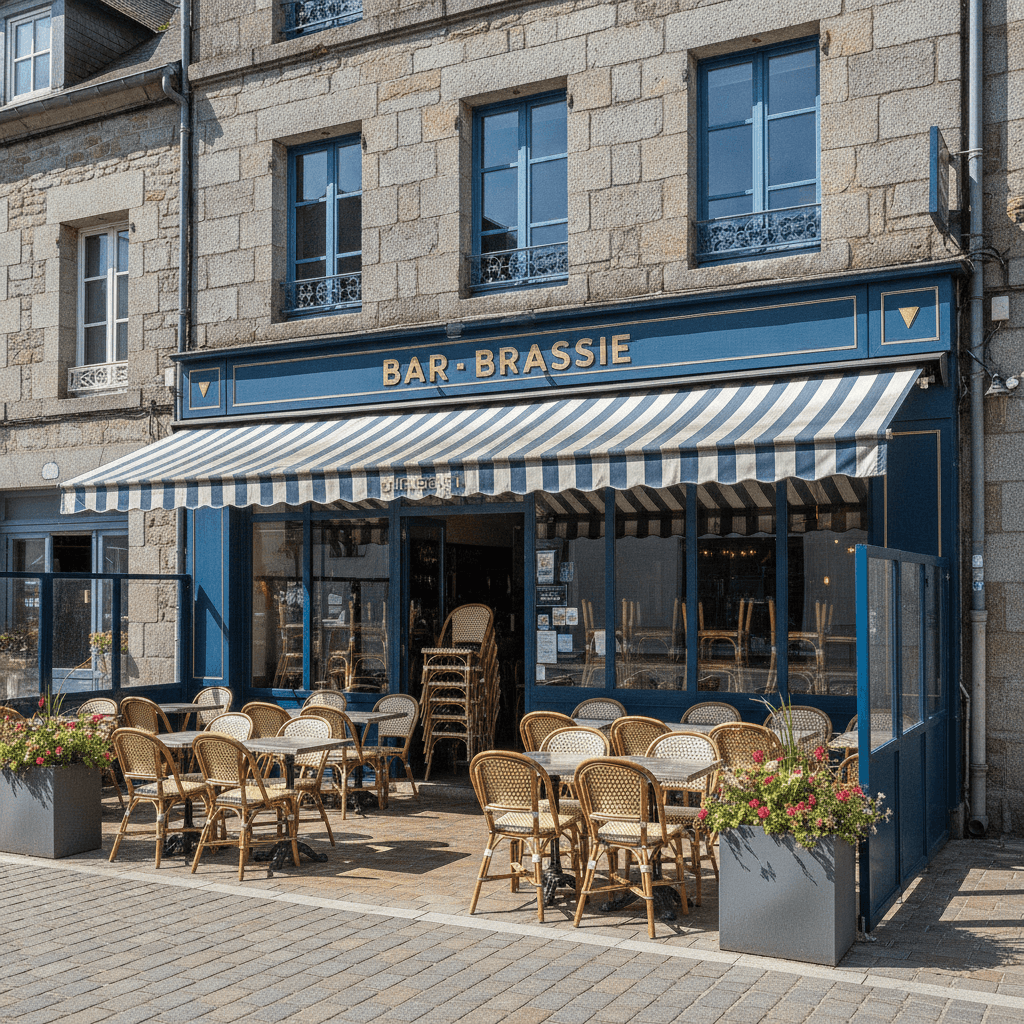 Bar-brasserie à Quimper : terrasse - licence IV