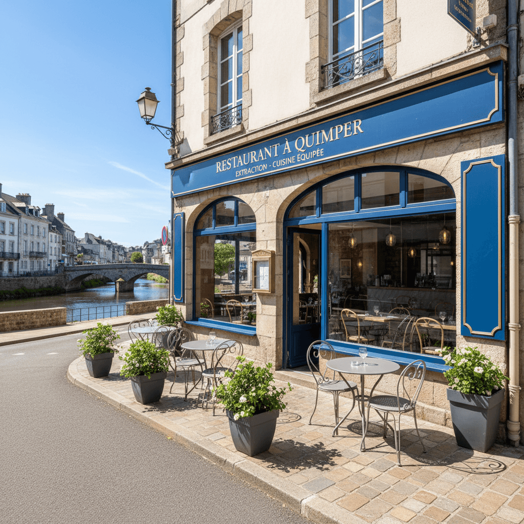 Restaurant à Quimper : extraction - cuisine équipée