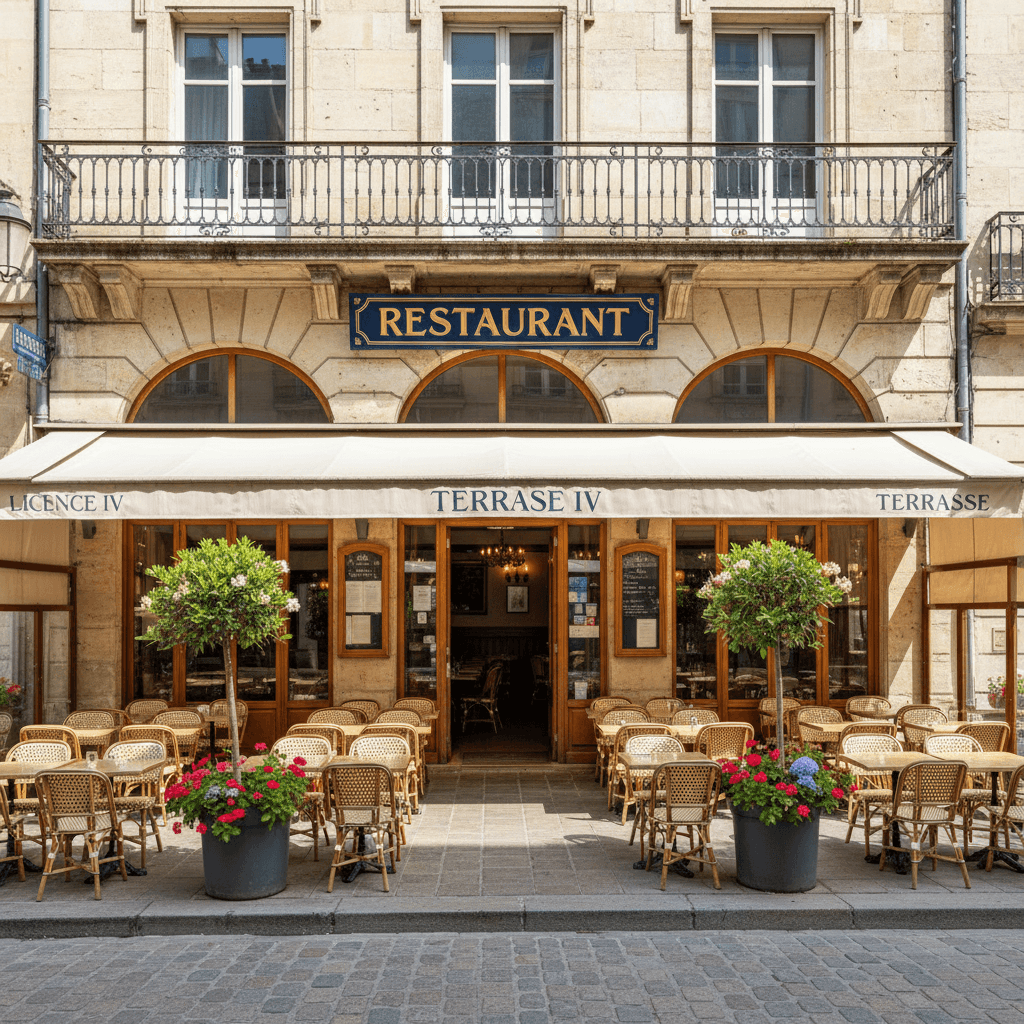 Restaurant à Auch : terrasse - licence IV