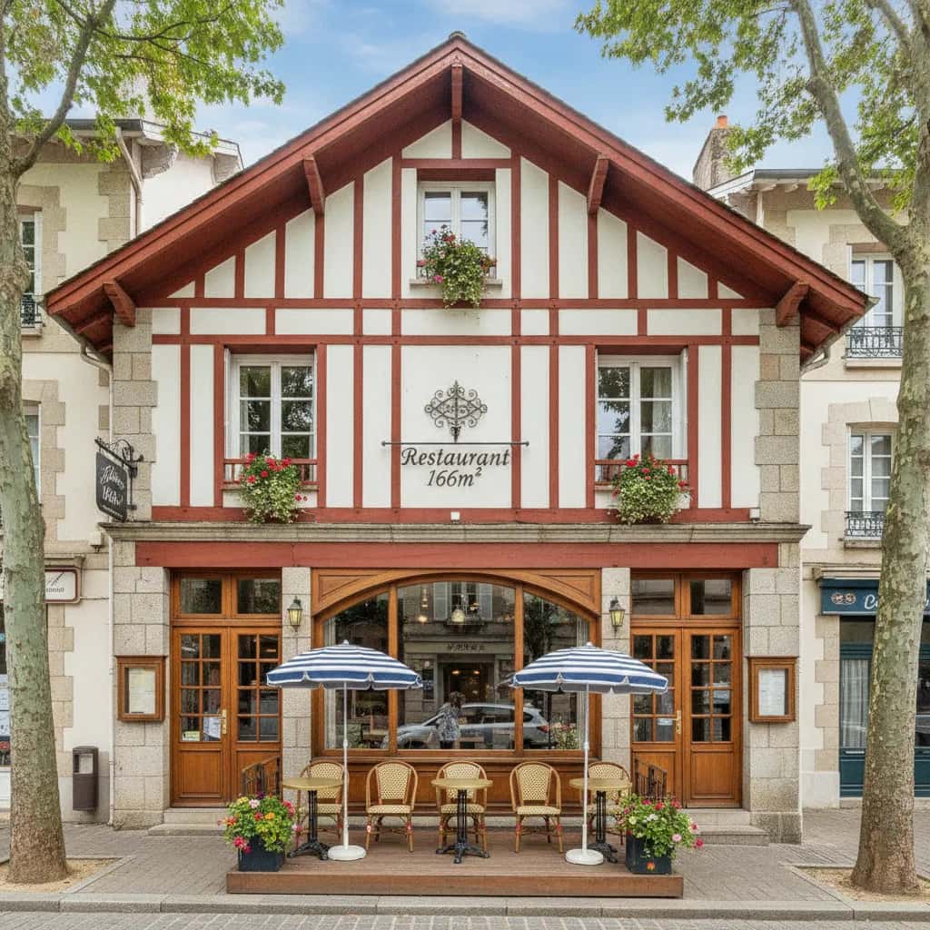 Restaurant 166m² à Biarritz : licence IV - extraction