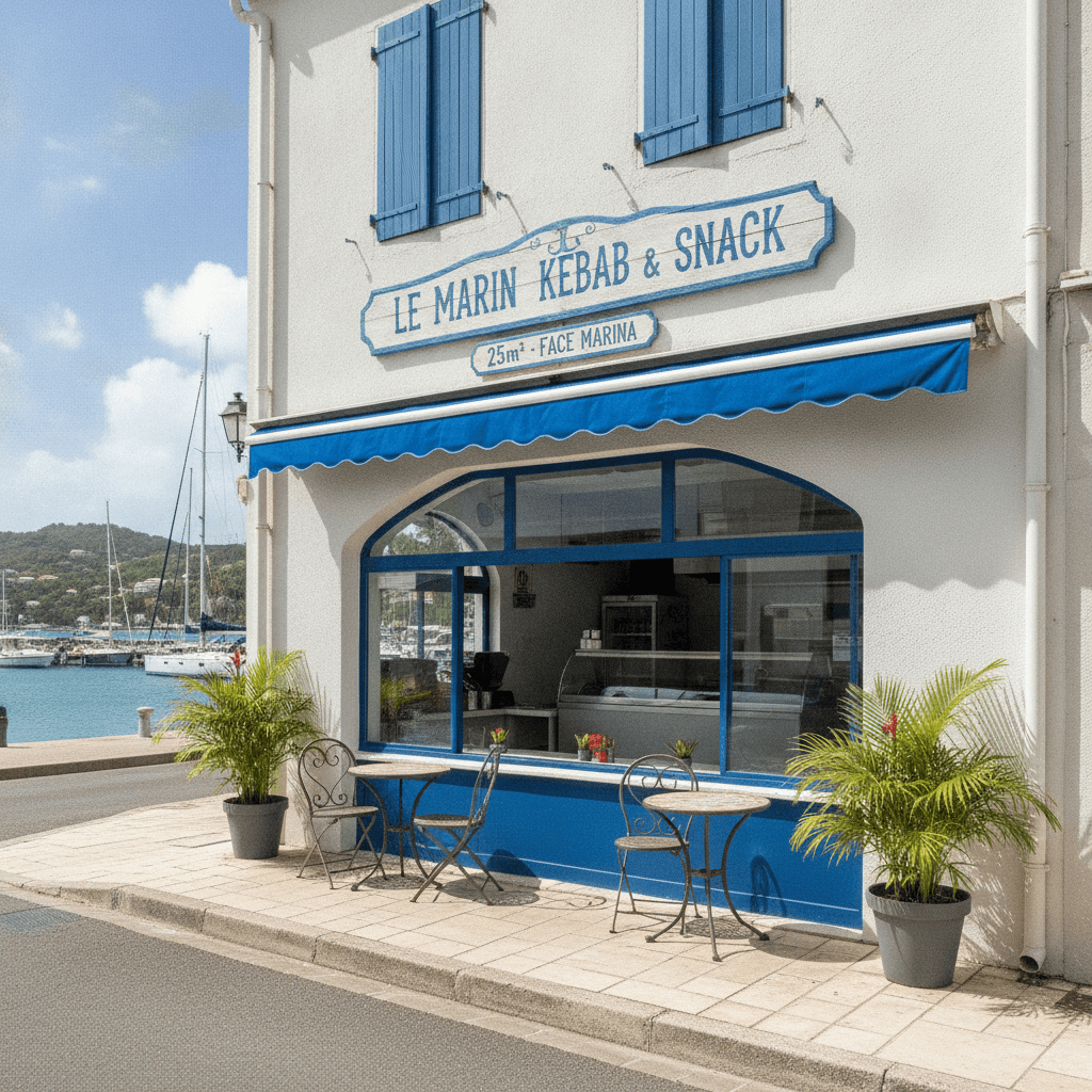 Fast-food 25m² à Le Marin - Image 1
