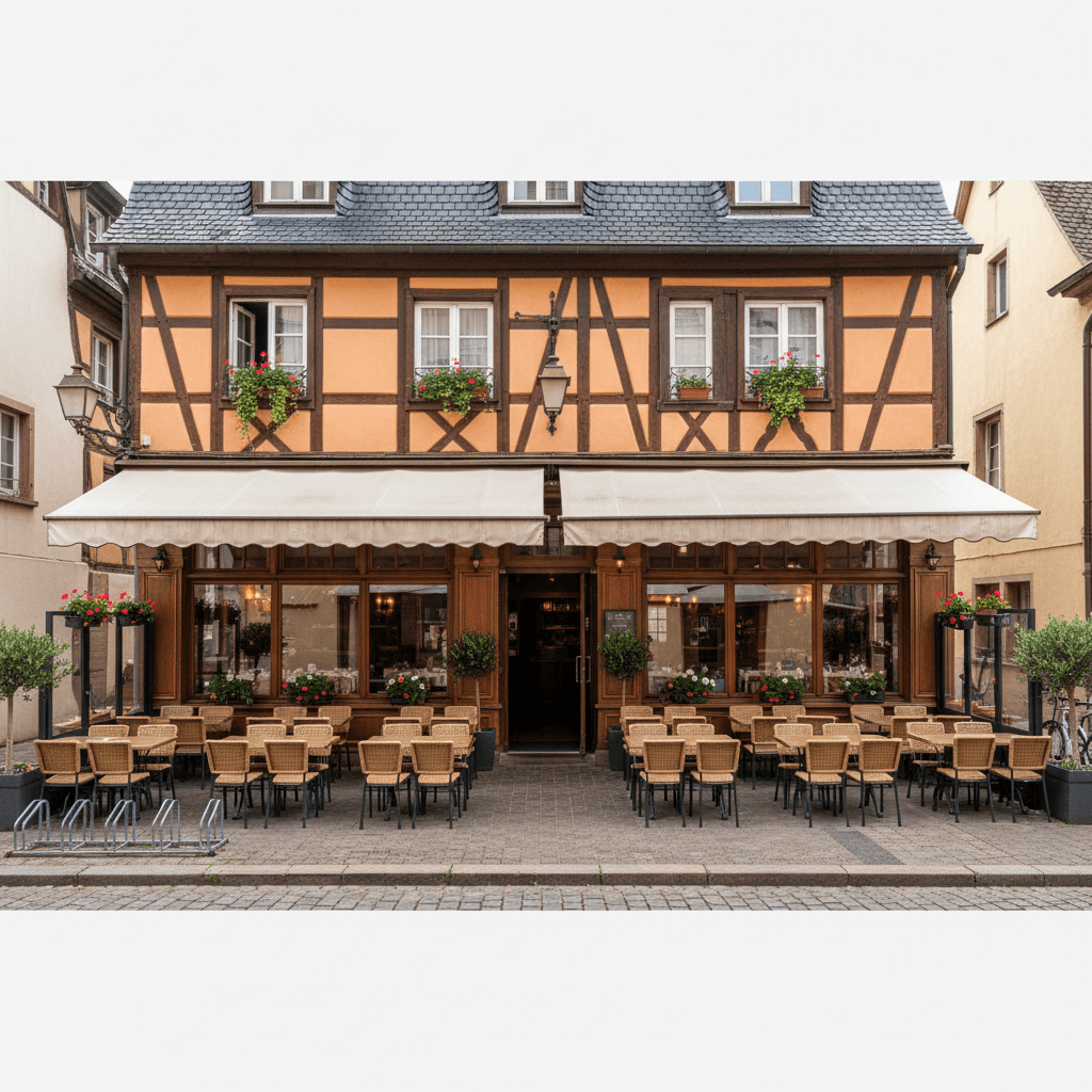 Restaurant 110m² à Schiltigheim : terrasse - licence IV - Image 1