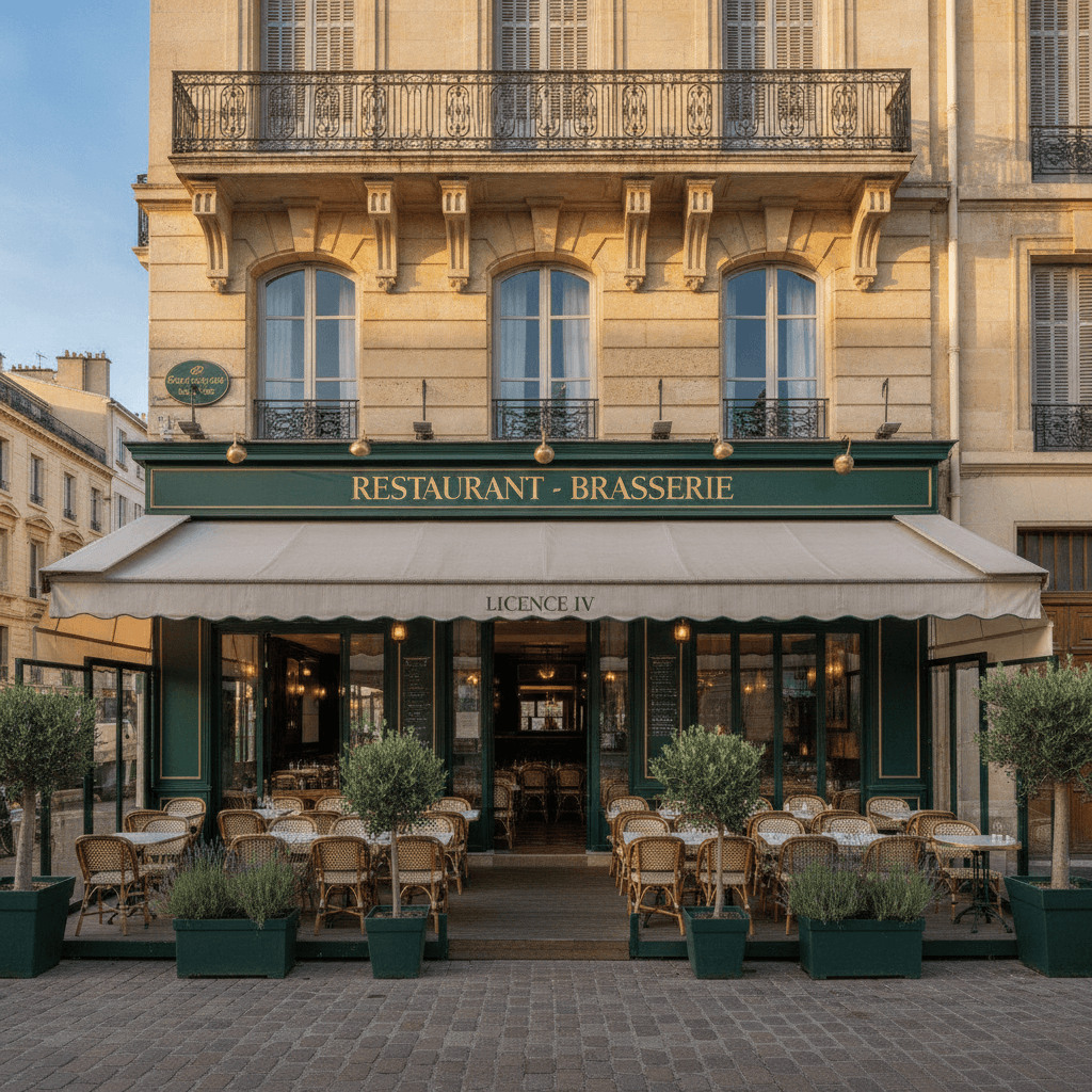 Restaurant à Marseille : terrasse - licence IV - Image 1