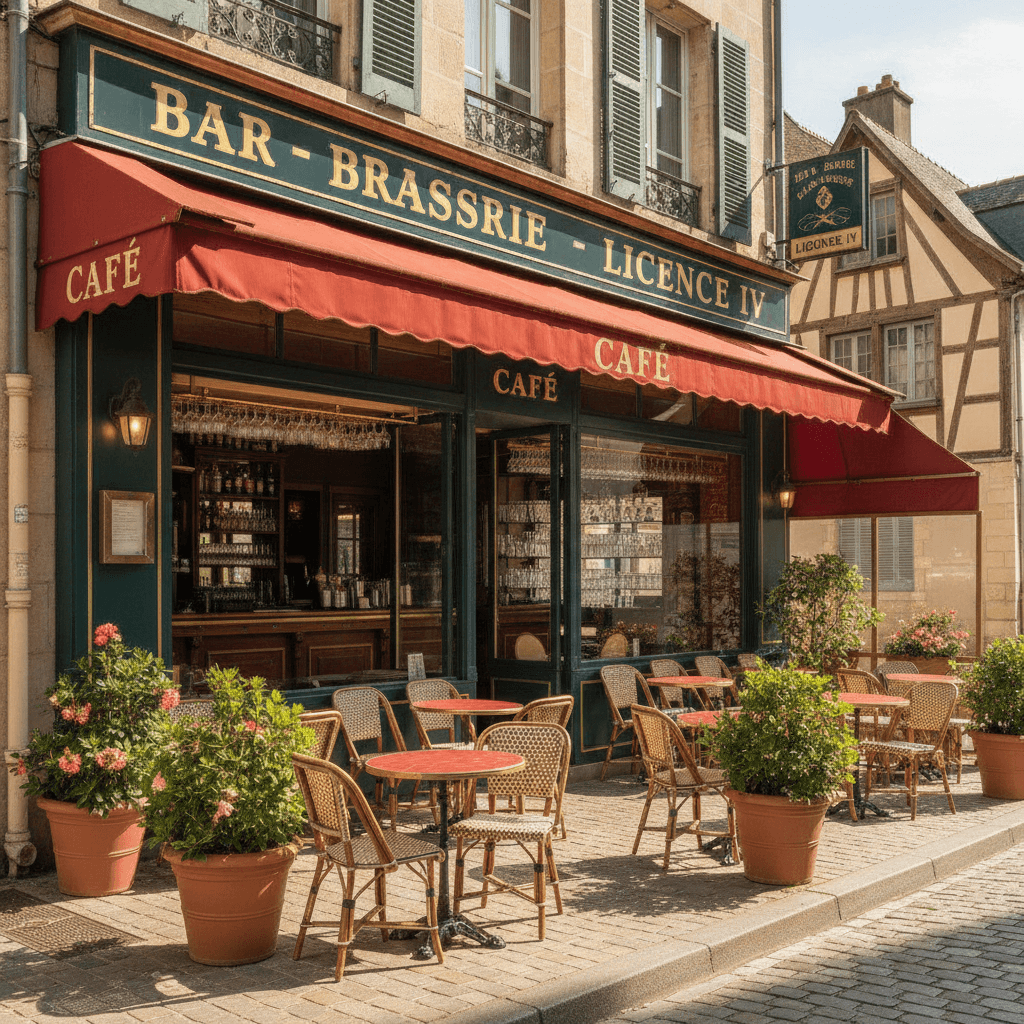 Bar-brasserie à Évreux : terrasse - licence IV