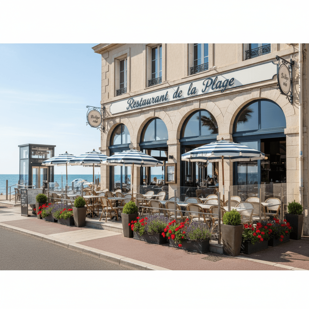 Restaurant 280m² à Cagnes-Sur-Mer : terrasse - licence IV - Image 1