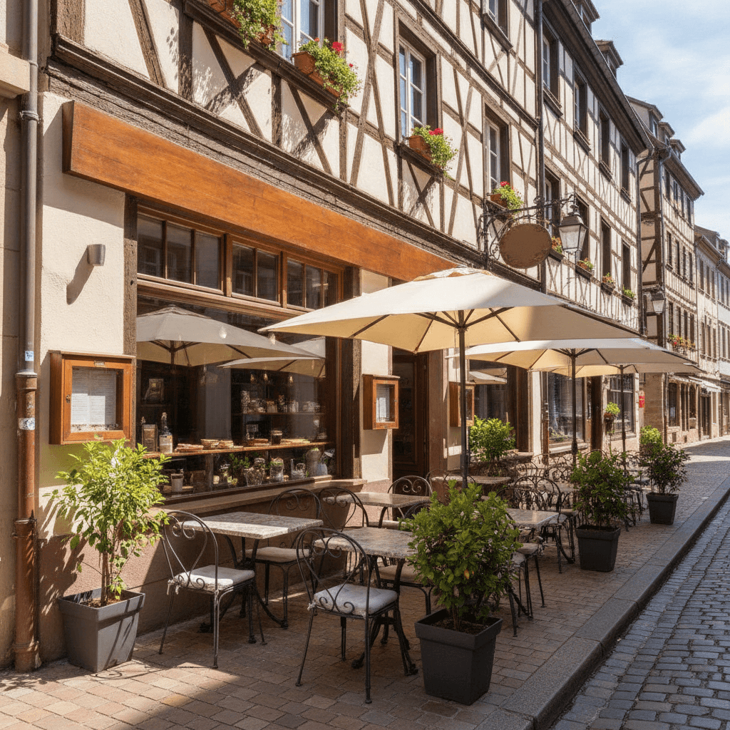 Restaurant à Strasbourg : terrasse - licence IV