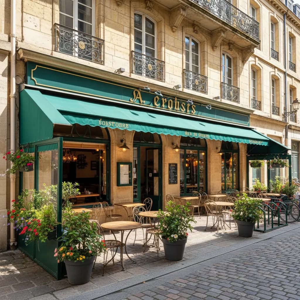 Restaurant à Bordeaux : terrasse - licence IV - Image 1
