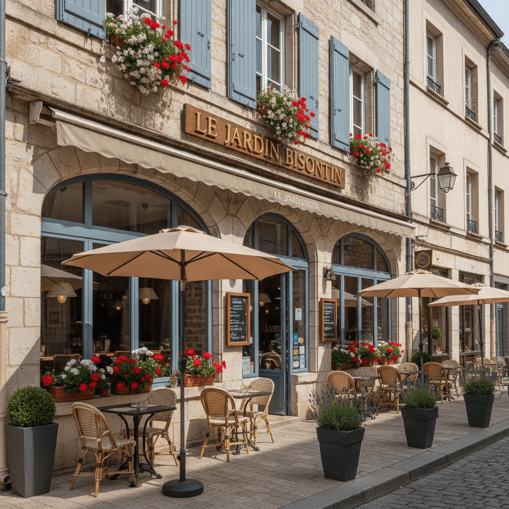 Restaurant à Besançon : terrasse