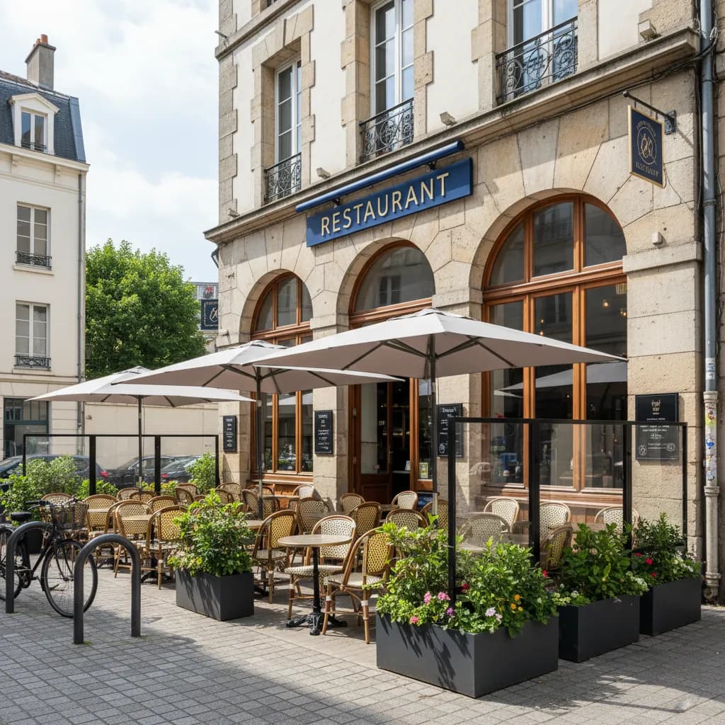Restaurant à Nantes : terrasse - licence IV - Image 1