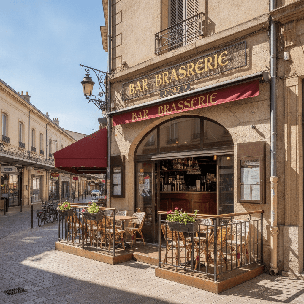 Bar-brasserie 80m² à Bollène : licence IV