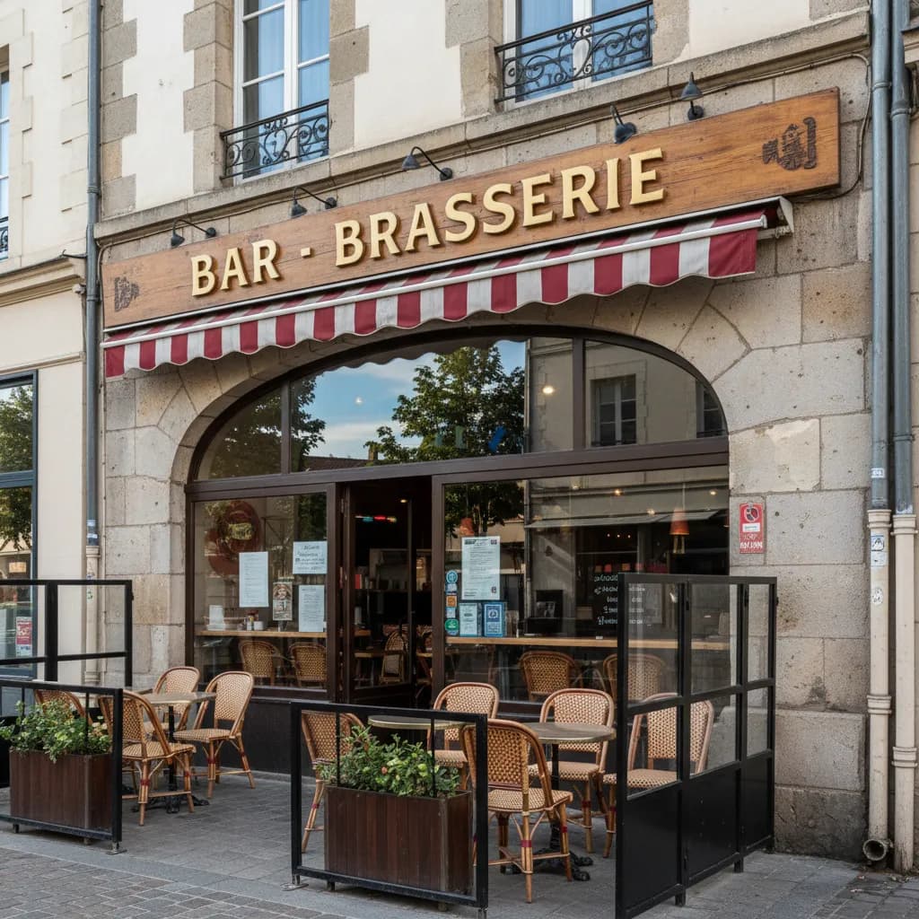 Bar-brasserie 50m² à Nantes : terrasse - licence IV - Image 1