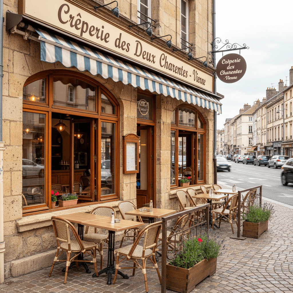 Restaurant à Vienne : terrasse - Image 1