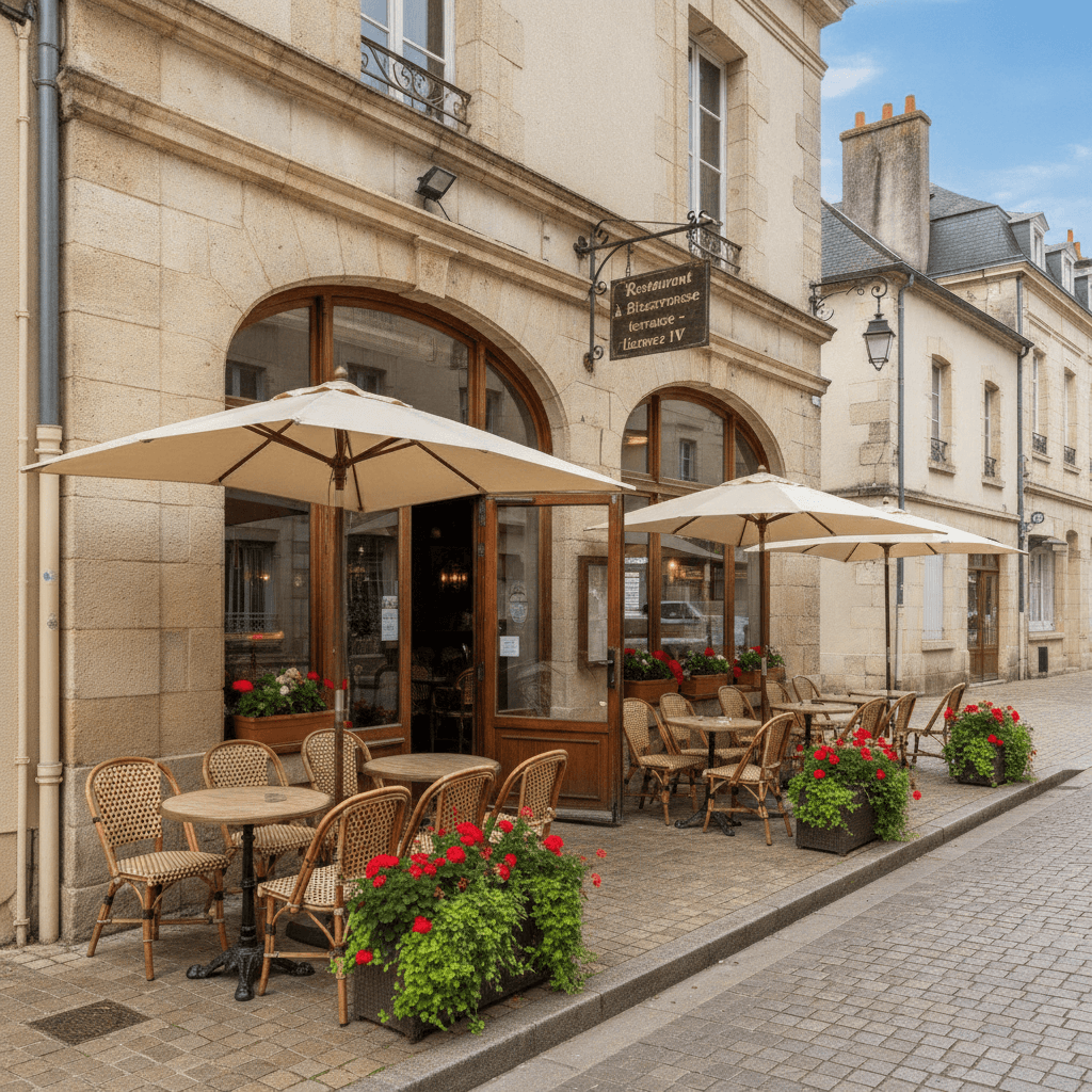 Restaurant 87m² à Biscarrosse : terrasse - licence IV