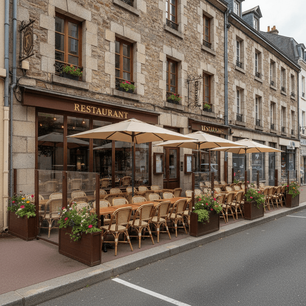 Restaurant à Saint-Étienne : terrasse - licence IV