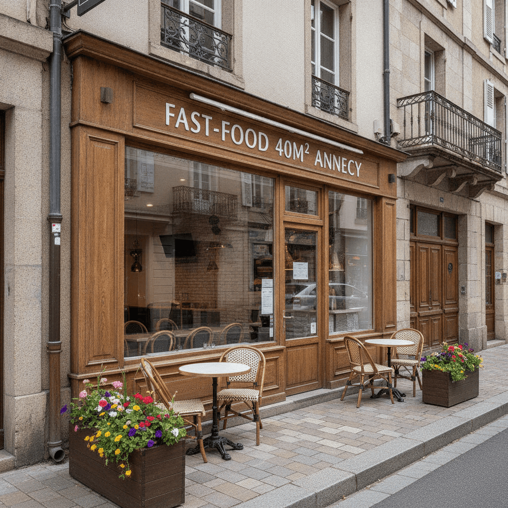 Fast-food 40m² à Annecy