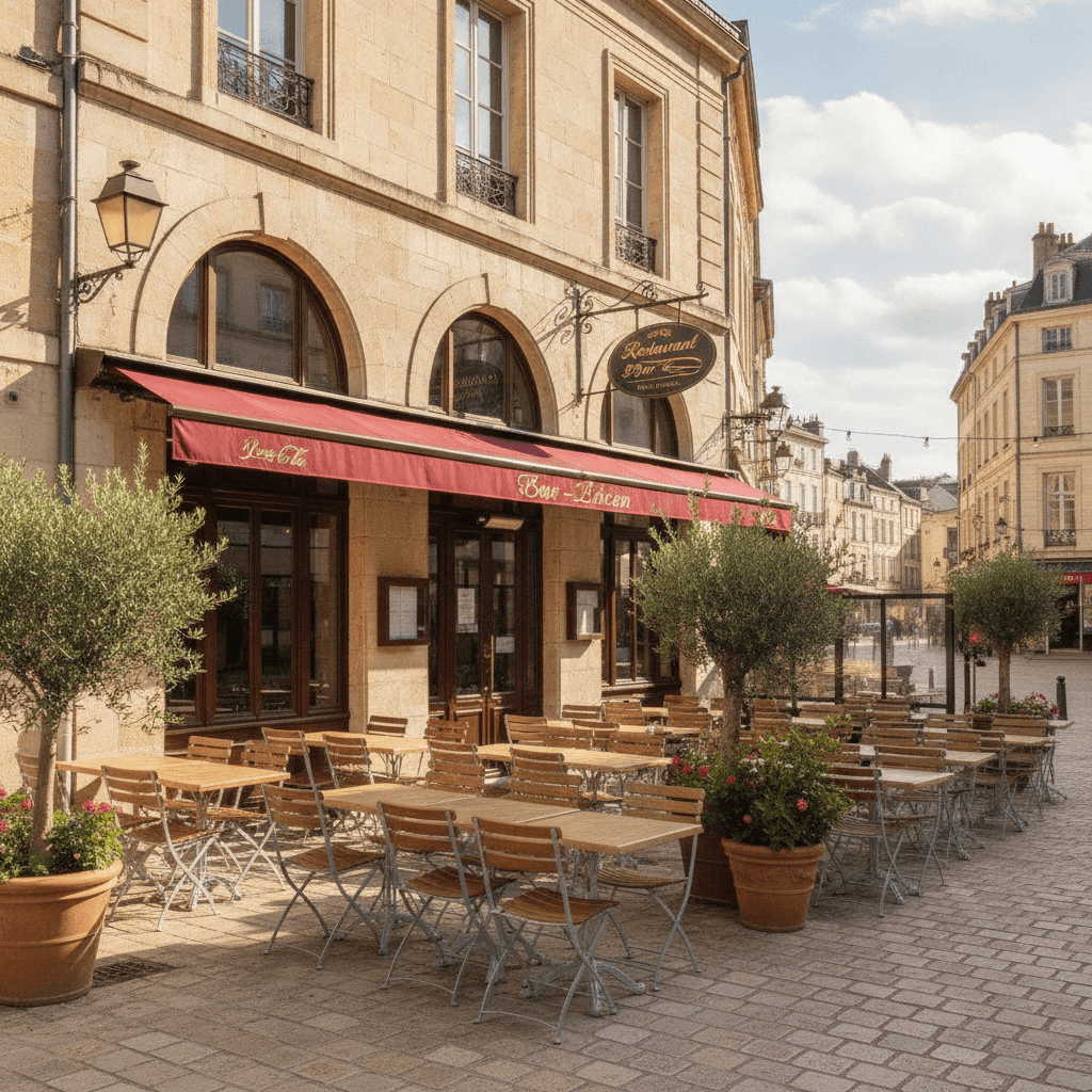 Restaurant 89m² à Mâcon : terrasse - licence IV - Image 1