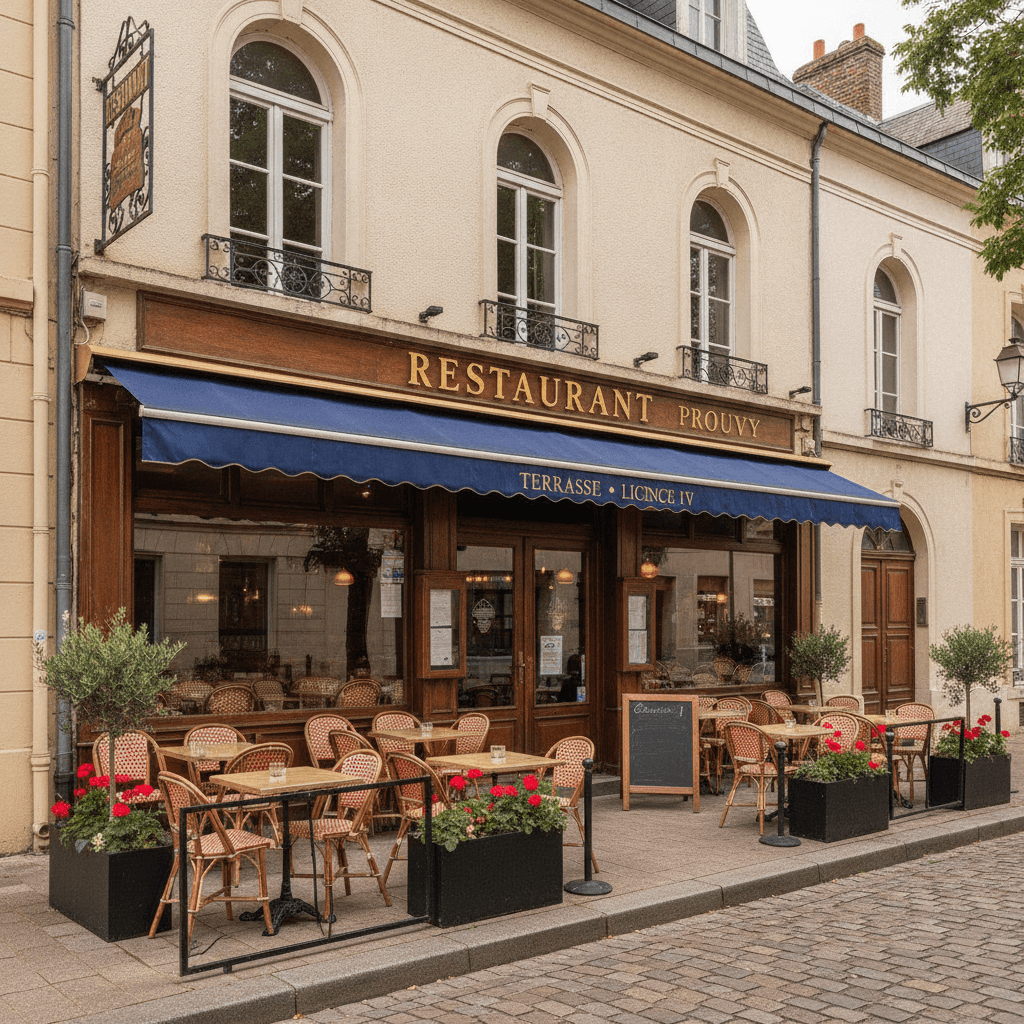 Restaurant 150m² à Prouvy : terrasse - licence IV - Image 1