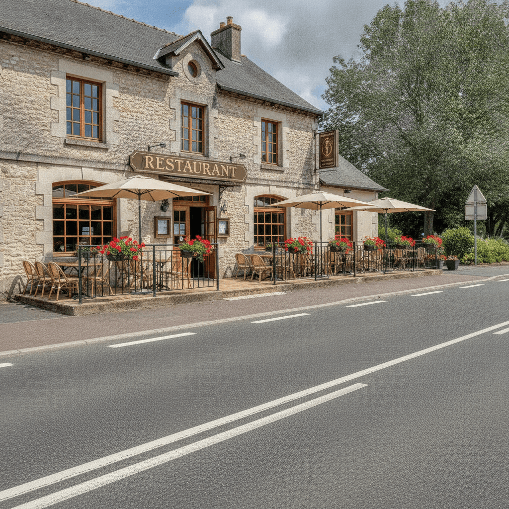 Restaurant 470m² à Le Mans : terrasse - licence IV