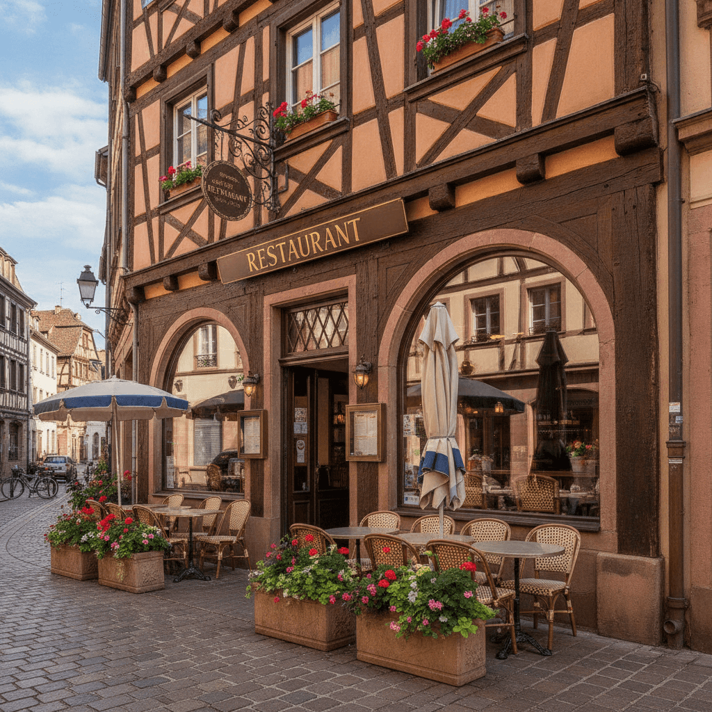 Restaurant 107m² à Strasbourg : terrasse - licence IV - Image 1