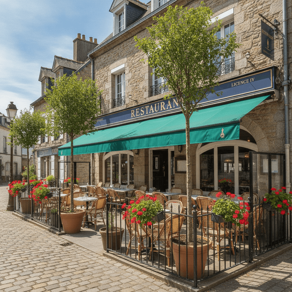 Restaurant à Vannes : terrasse - licence IV - Image 1