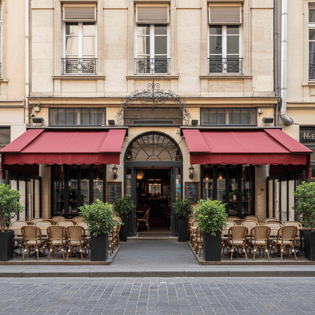 Bar-brasserie 88m² à Lyon : terrasse - licence IV