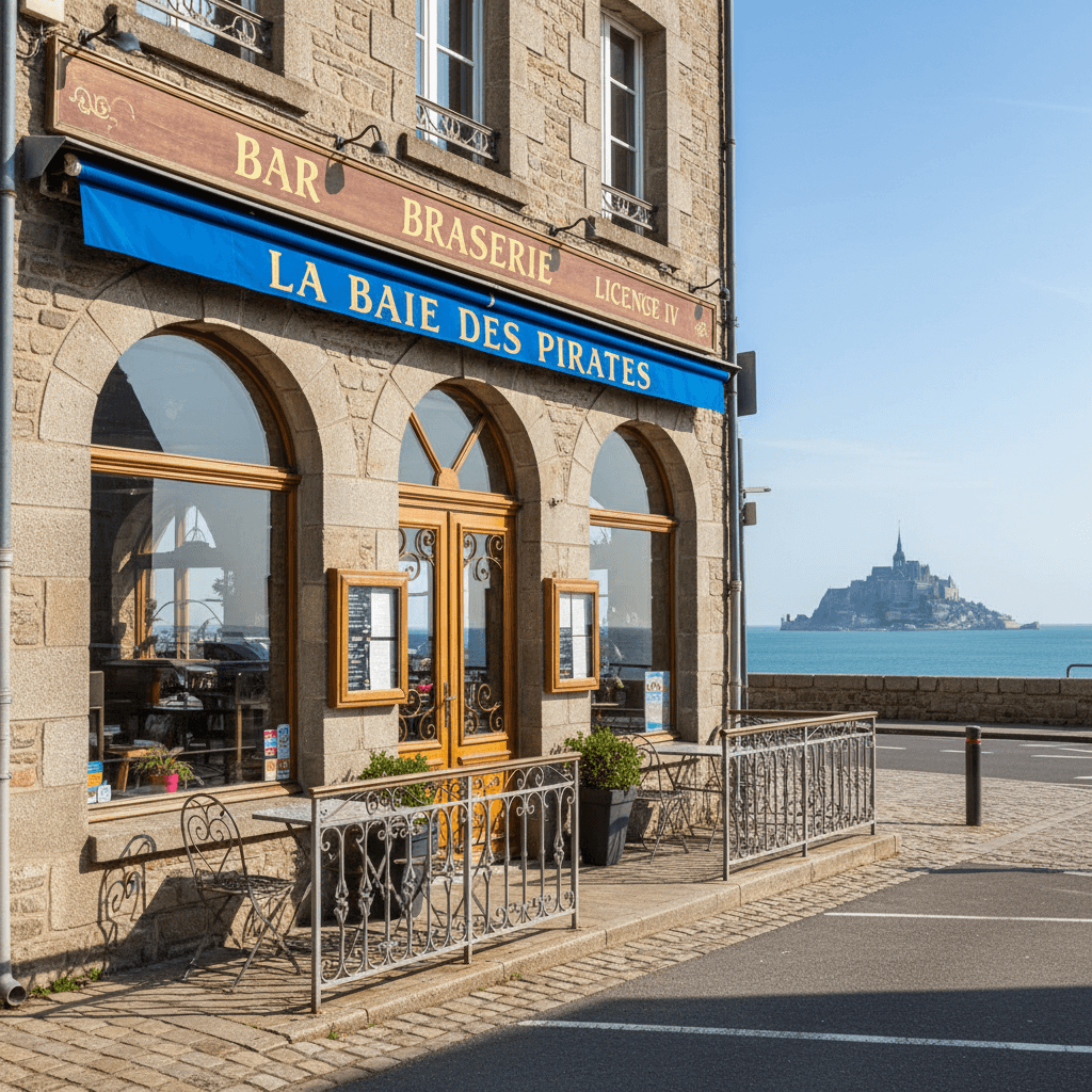 Bar-brasserie 100m² à Saint-Malo : terrasse - licence IV - Image 1