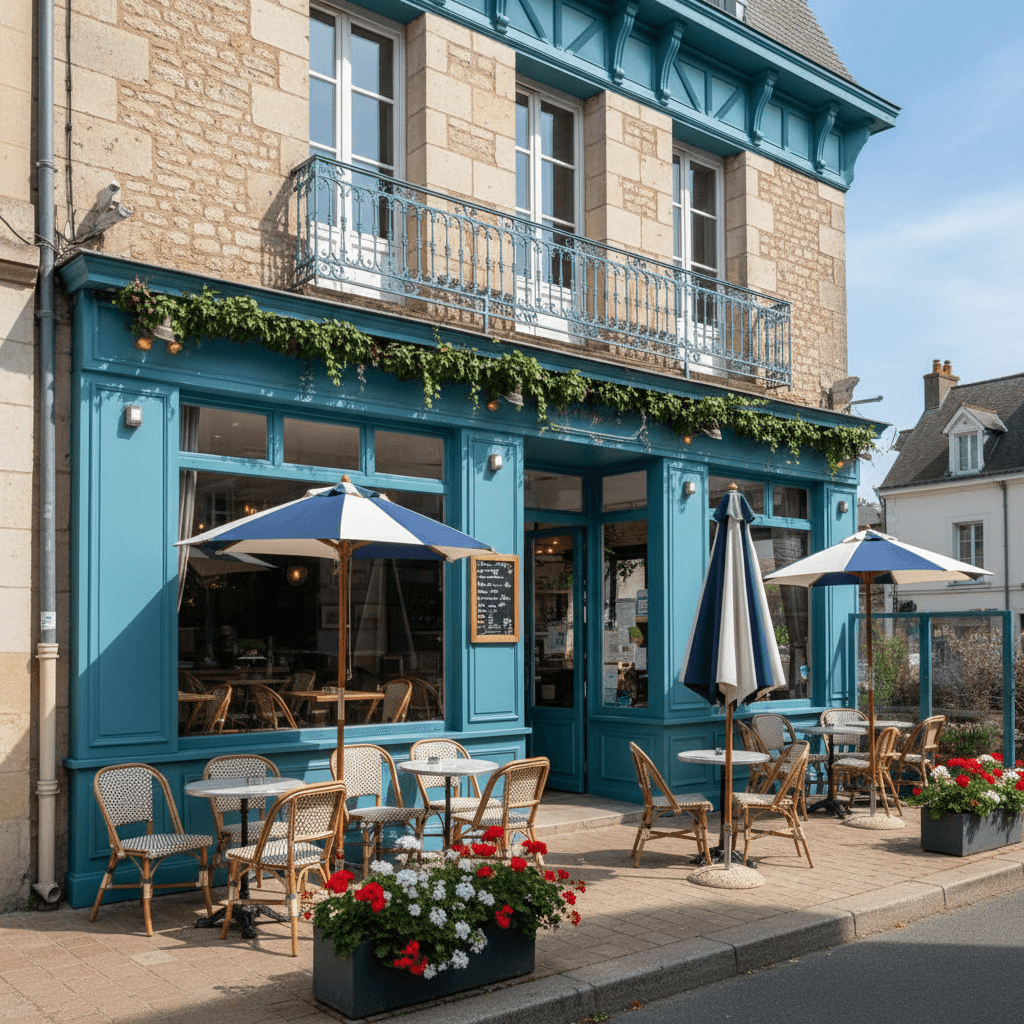 Bar-brasserie 100m² à Cabourg : terrasse - licence IV - Image 1