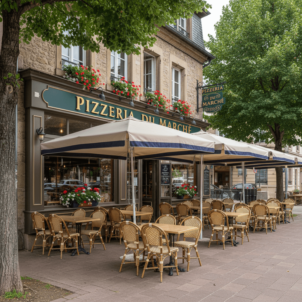 Restaurant à Riedisheim : terrasse - licence IV - Image 1