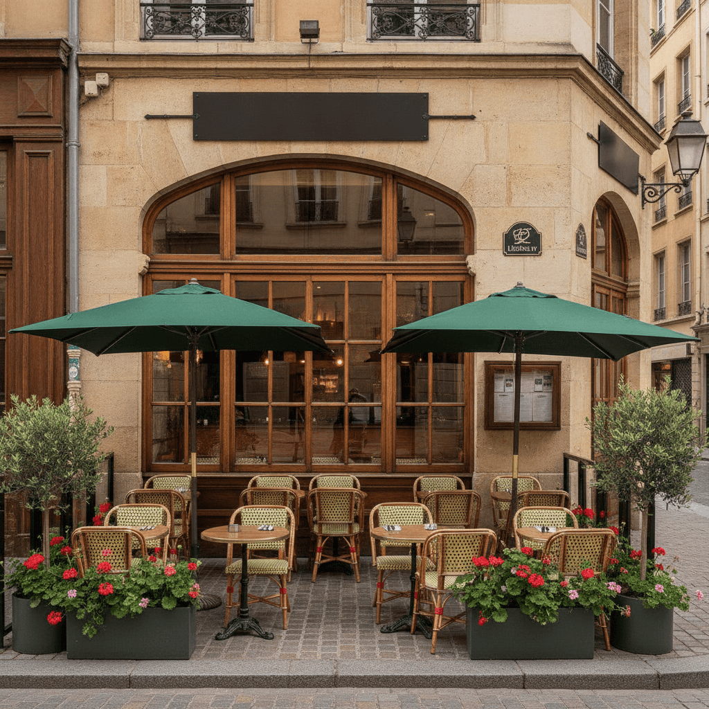 Restaurant à Lyon : terrasse - licence IV